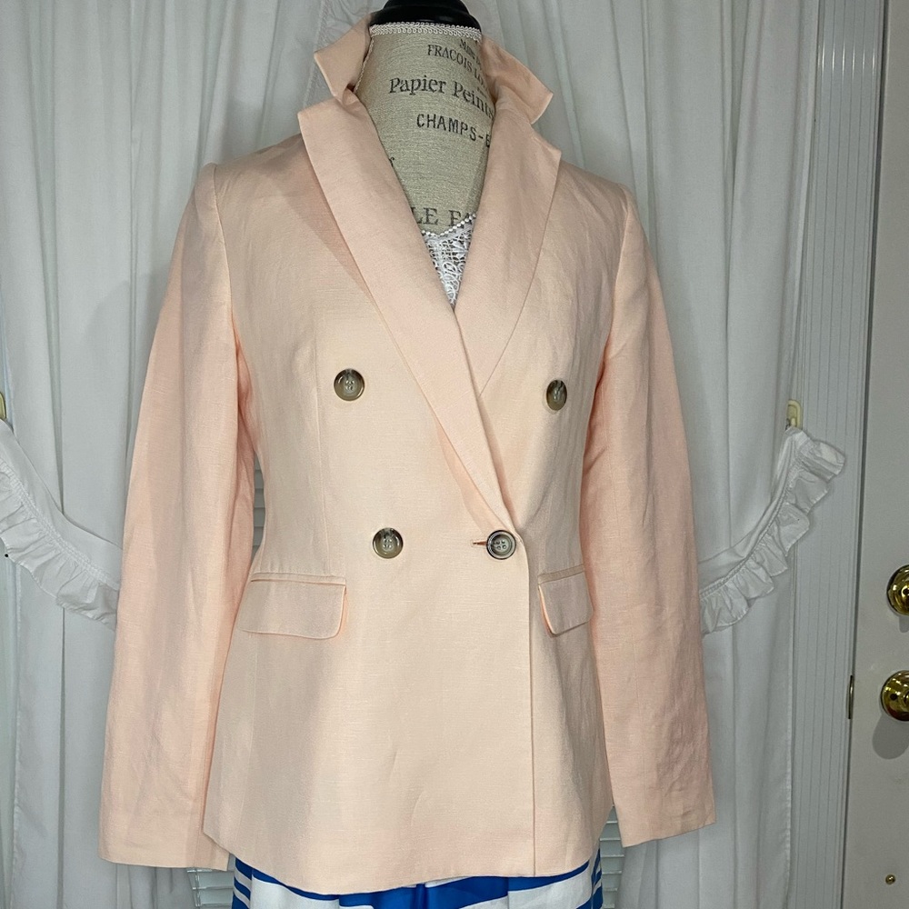 Ann Taylor Peach Blazer, Size 2